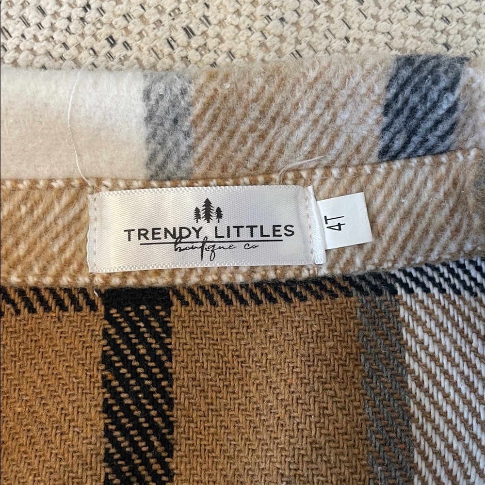 Plaid Button-Up Jacket - Picture 2 of 2